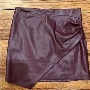 Elegant Burgundy Skirt